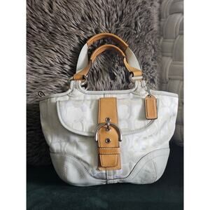 White COACH Handbag